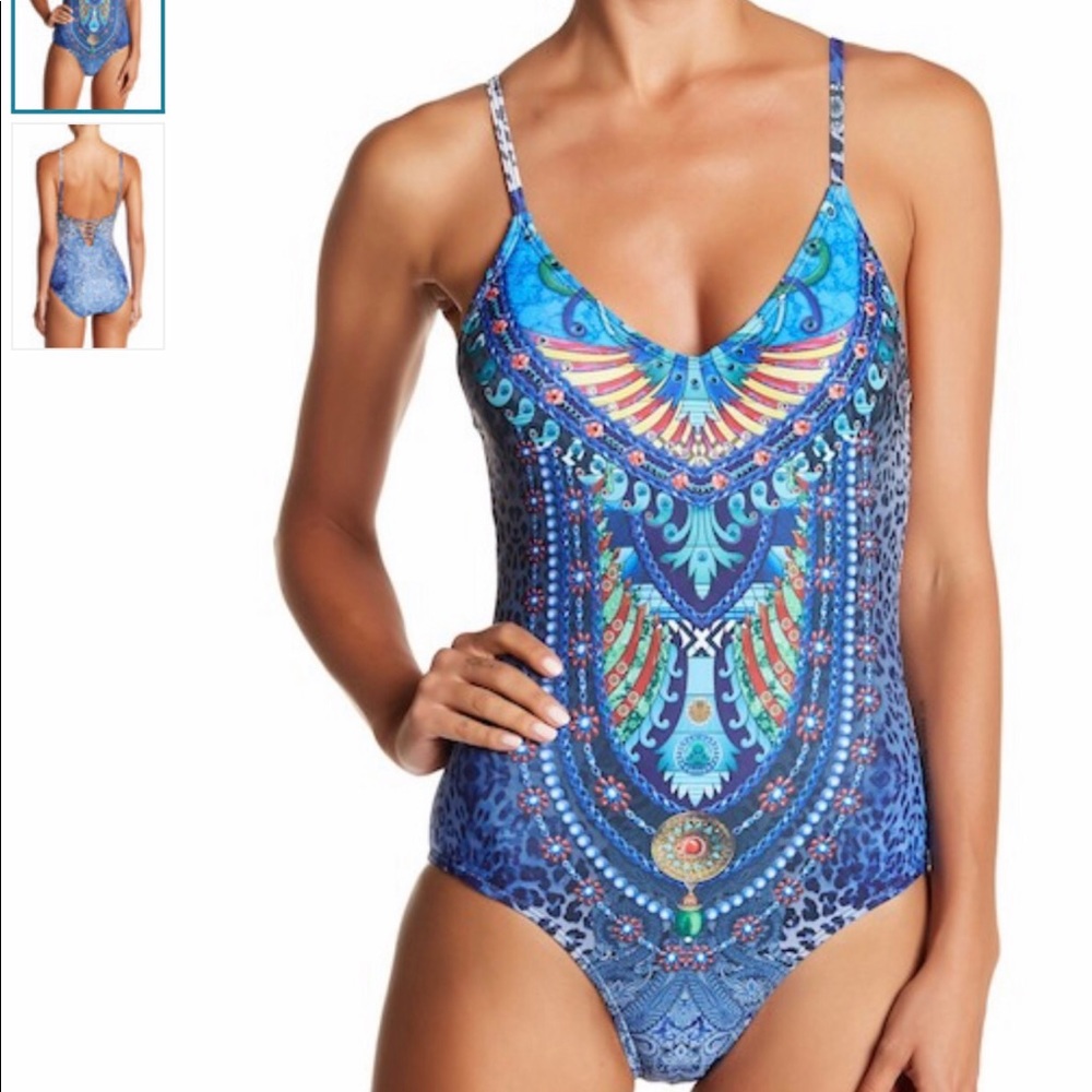 NWT La Moda Embellished One Piece